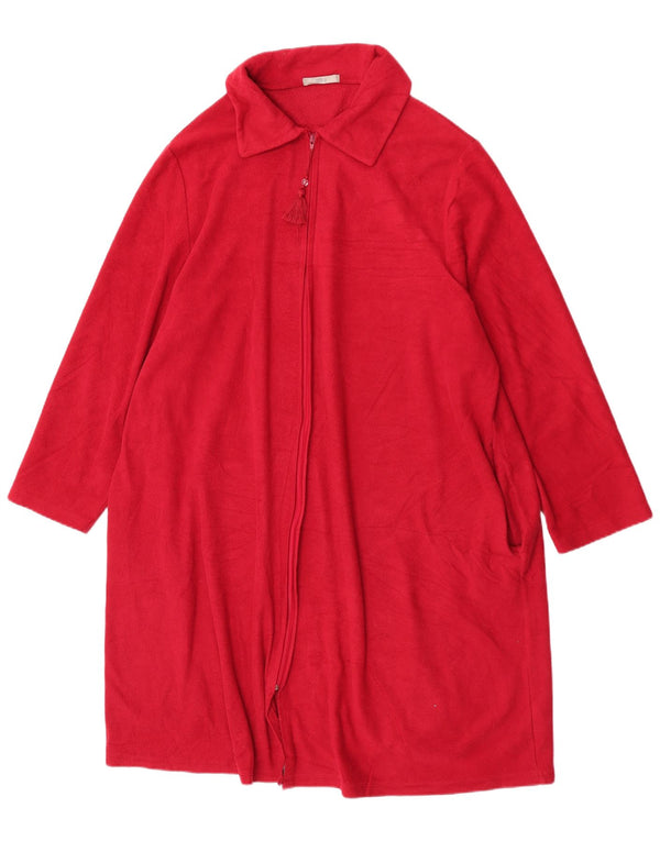 Marks & Spencer Robe polaire pour femme UK 20/22 2XL Rouge Polyester