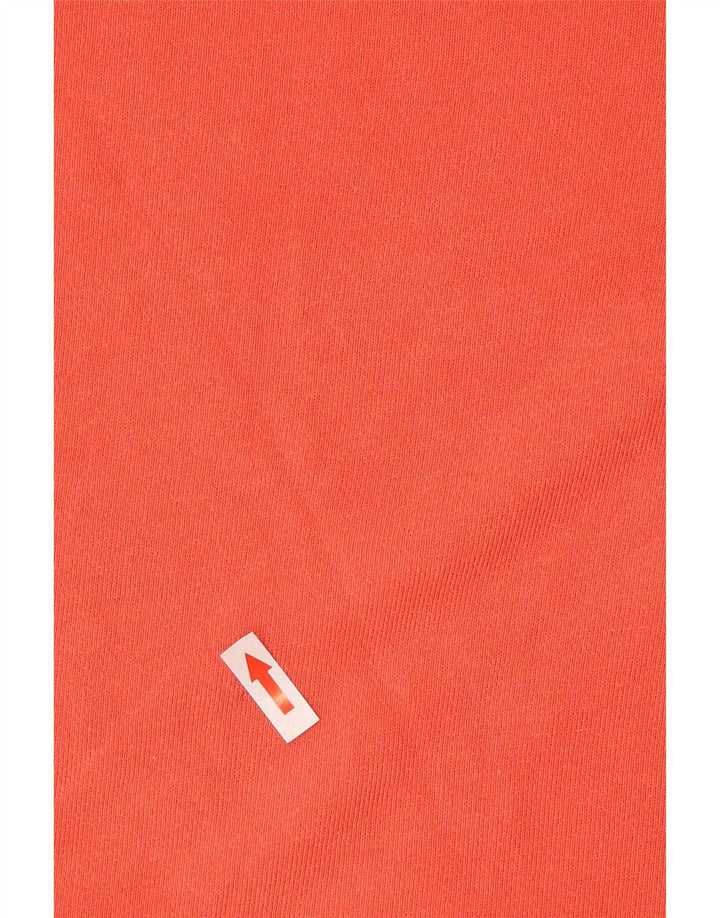 Adidas Pull à capuche pour homme en coton orange moyen