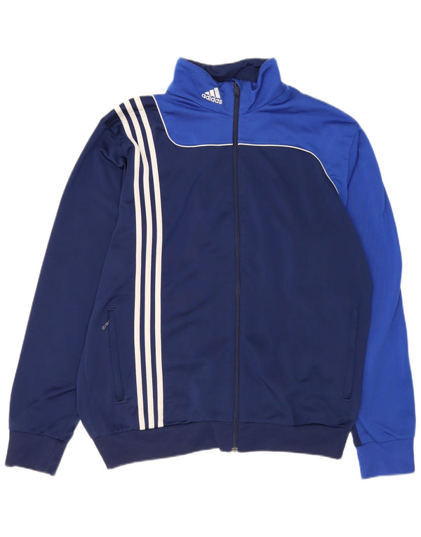 Adidas Veste de survêtement pour homme UK 46/48 XL Bleu marine Colourblock