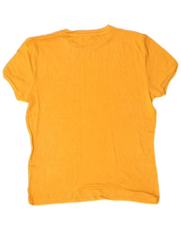 Zara Homme T-Shirt Top Jaune Moyen Viscose