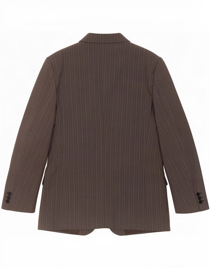 Ferre Veste Blazer 3 Boutons Homme IT 48 Viscose Gris Moyen à Fines Rayures