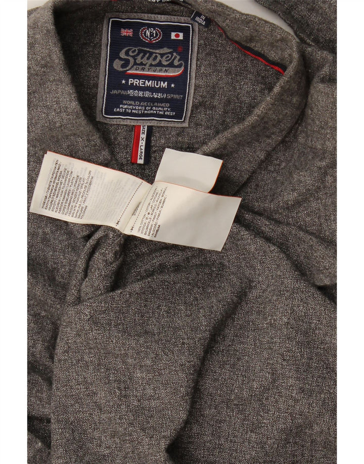 Superdry Chemise Homme XL Gris Coton