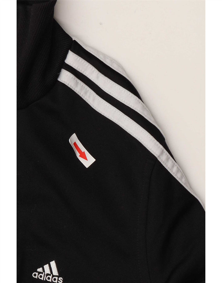 Adidas Veste de survêtement pour femme UK 10 Petit Noir Polyester
