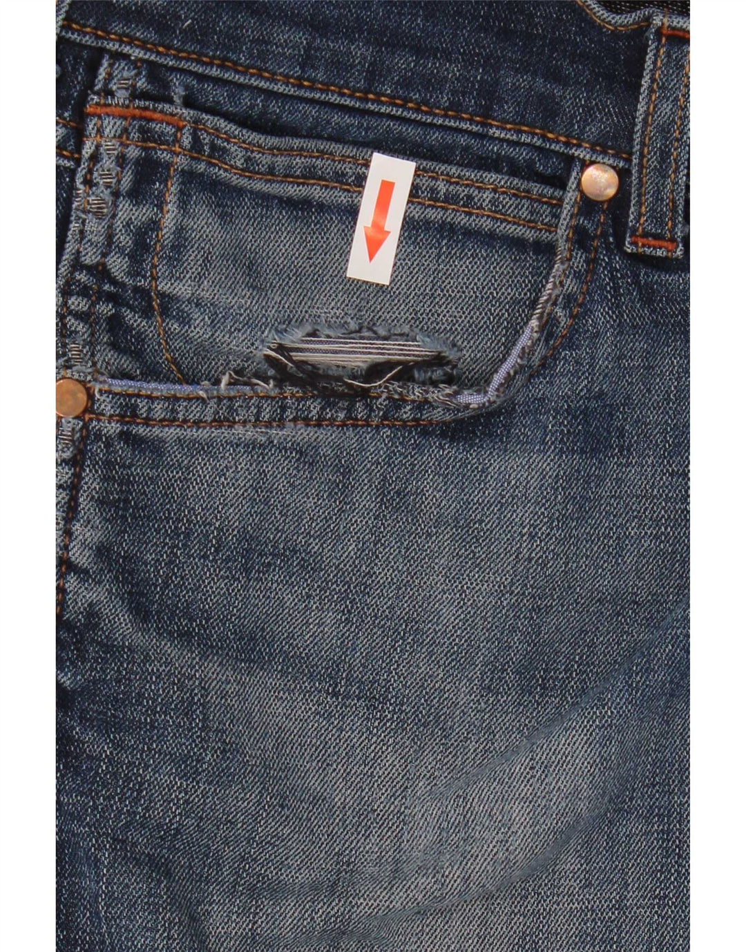 Wrangler Jean Slim Homme W35 L29 Bleu Marine
