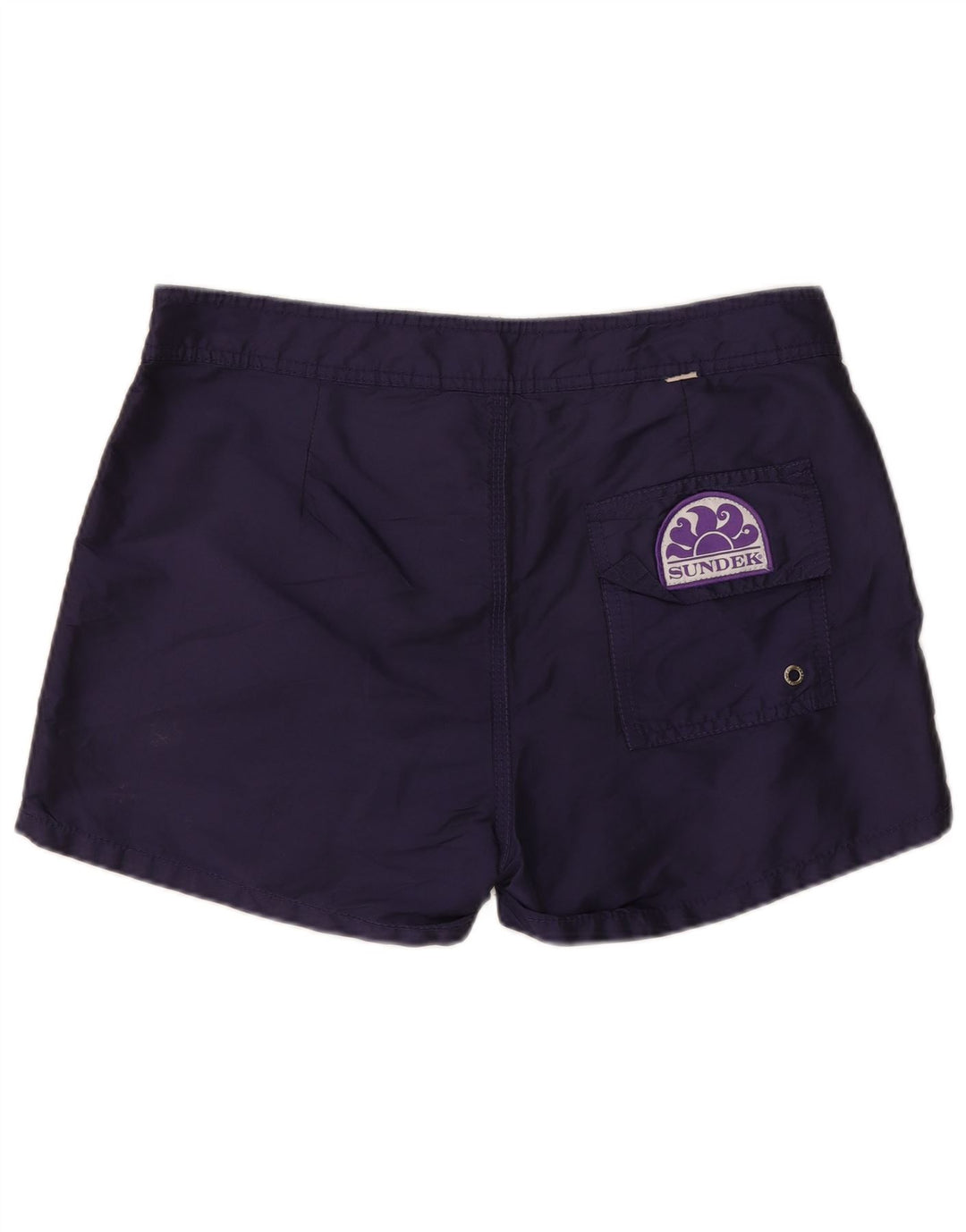 Short de bain homme Sundek polyester bleu marine moyen