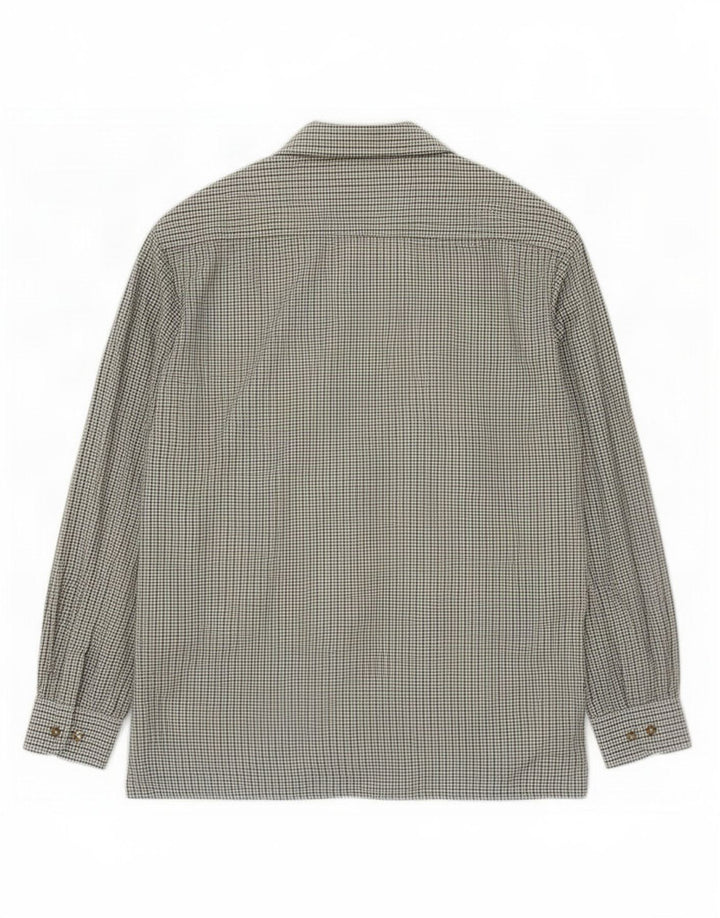 Dickies Chemise Homme Vert Moyen Pied-de-Poule Polyester