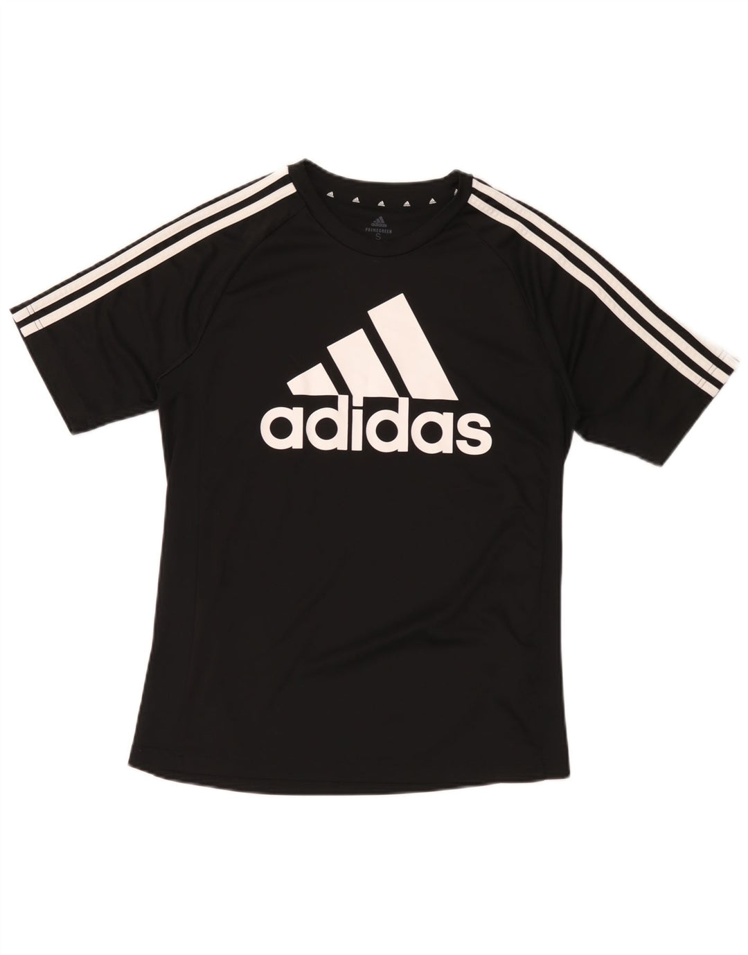 Adidas Hommes Aeroready Graphic T-Shirt Top Petit Noir Polyester