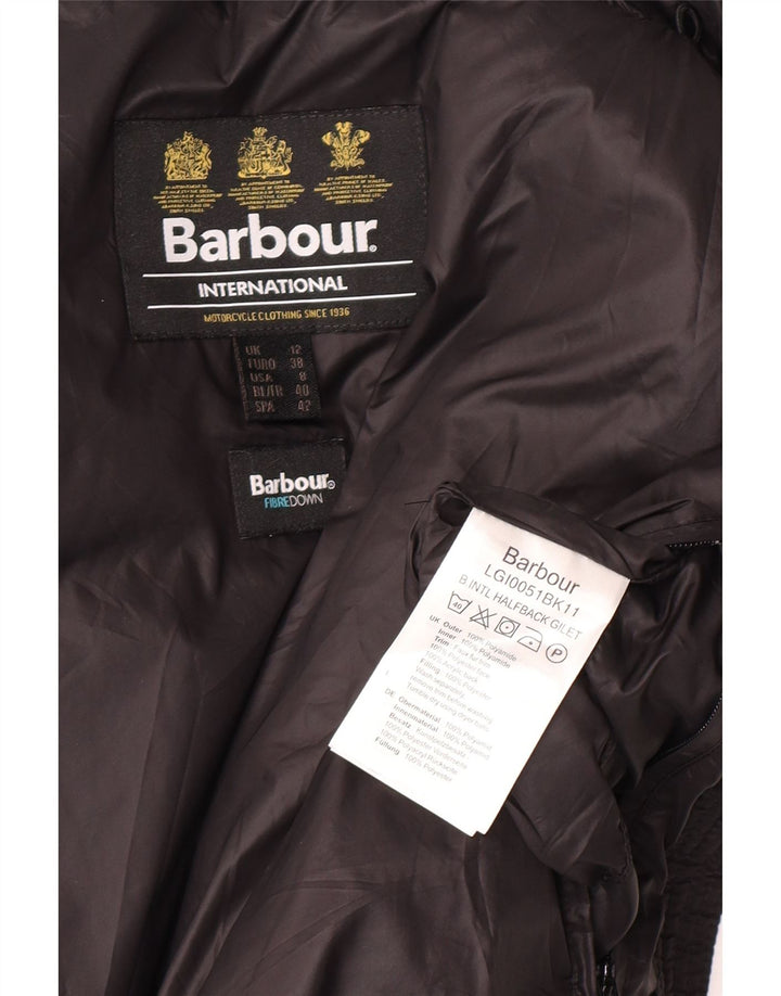 Barbour Gilet rembourré pour femme UK 12 Medium Noir Polyamide