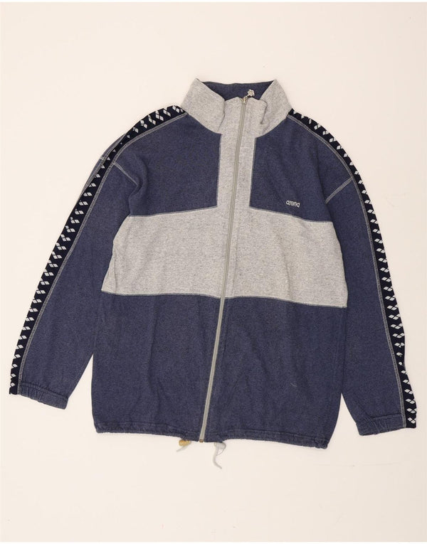 Arena Veste de Survêtement Graphique Homme Small Bleu Colorblock