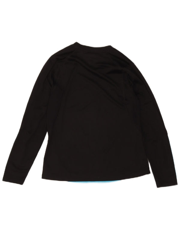 Adidas Climacool Top à manches longues pour femme UK 16 Large Noir Polyester