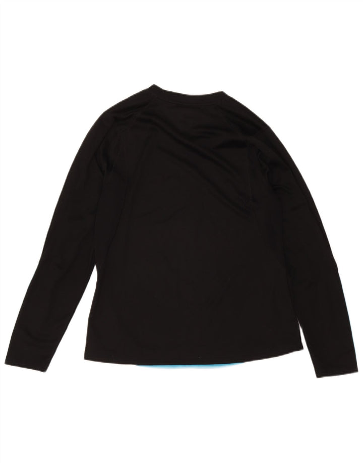Adidas Climacool Top à manches longues pour femme UK 16 Large Noir Polyester