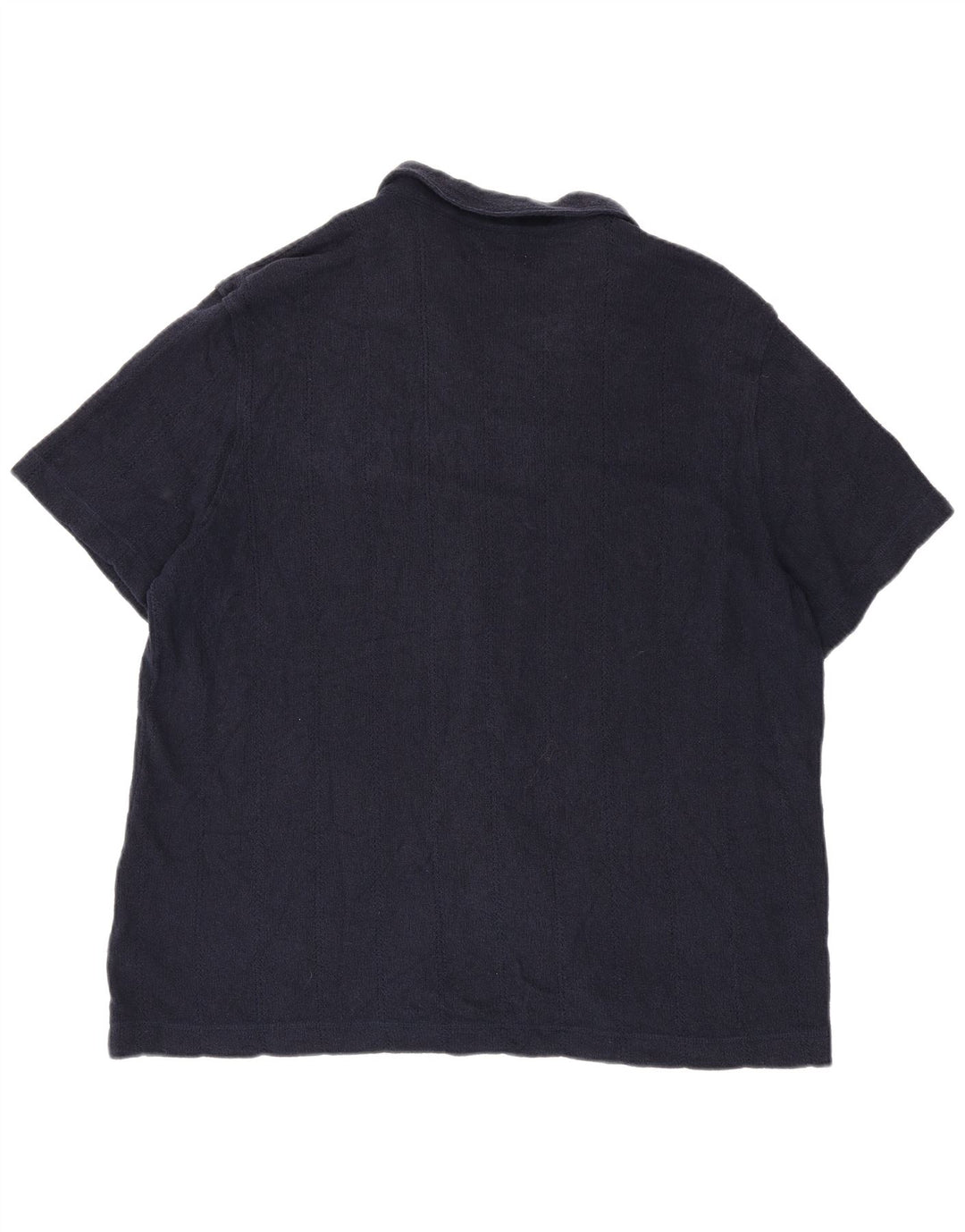 Marks & Spencer Chemise à manches courtes pour homme 2XL Bleu marine Coton