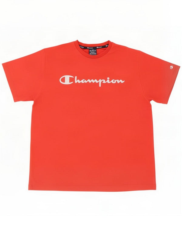Champion T-shirt graphique pour homme Large Rouge