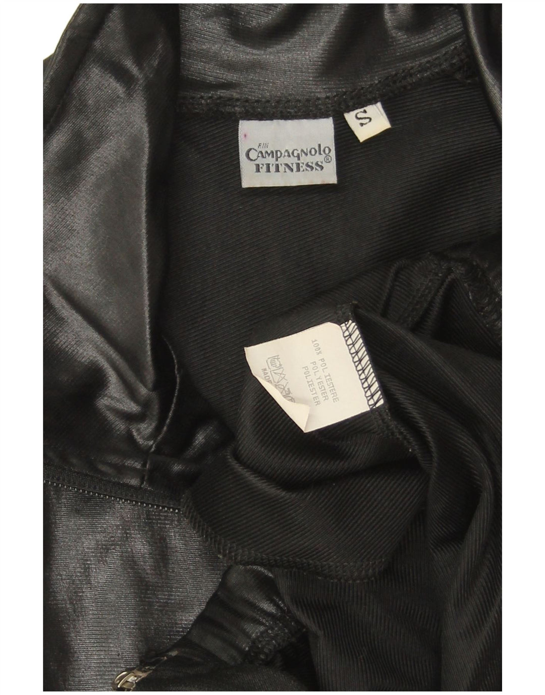 Campagnolo Veste de survêtement surdimensionnée graphique pour femme UK 10 Small Noir