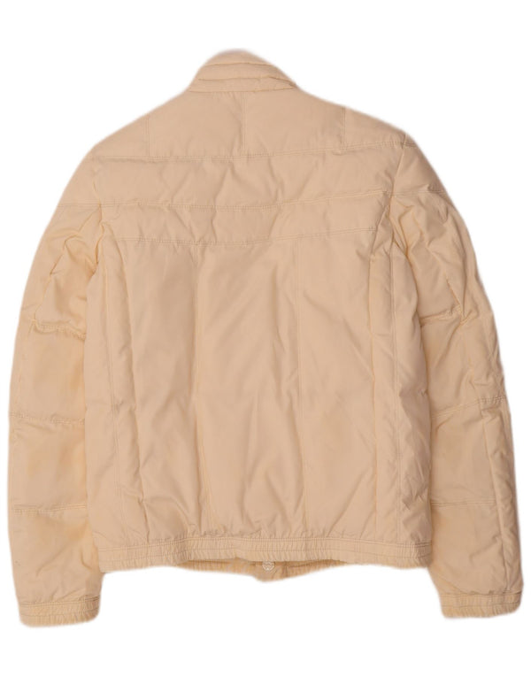 Hugo Boss Veste matelassée réversible pour femme UK 8 Small Beige Polyester