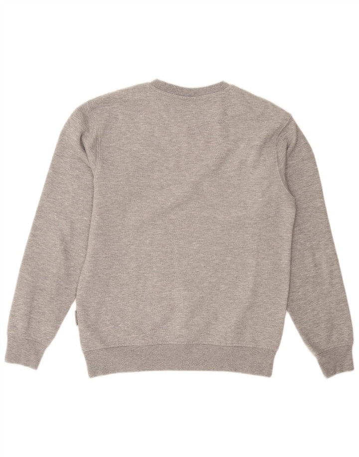 Cropp Mens Graphic Regular Fit Sweatshirt Jumper Petit Gris Coton