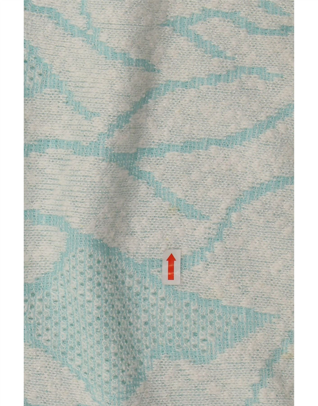 VINTAGE Pull ras du cou pour femme IT 50 XL Turquoise Colourblock