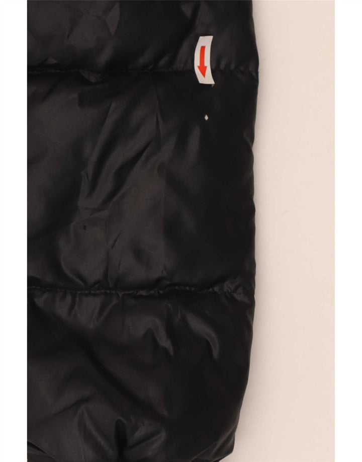 Champion Veste matelassée à capuche pour femme UK 10 Small Noir Polyester