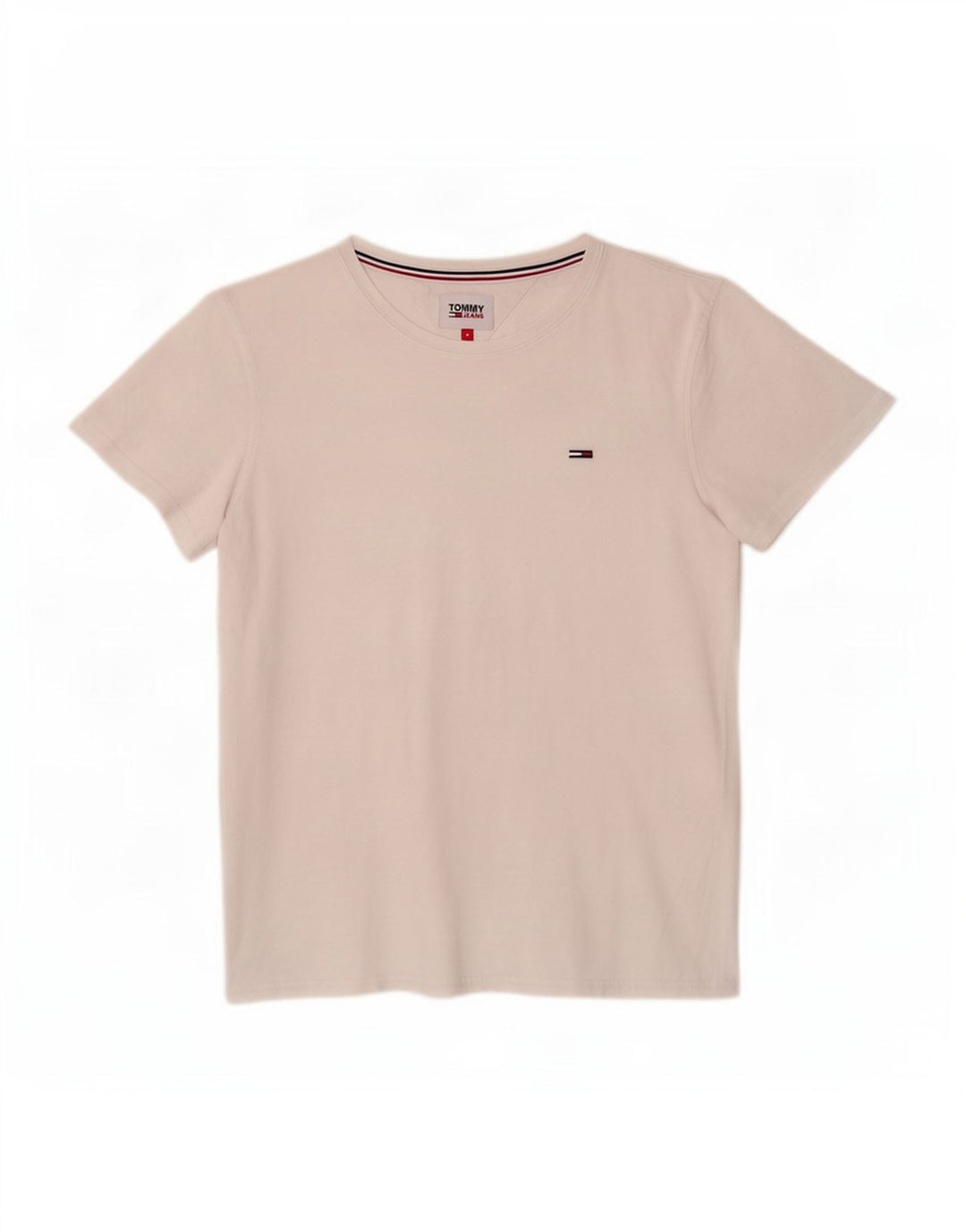 Tommy Hilfiger T-Shirt Femme Top UK 12 Coton Blanc Moyen
