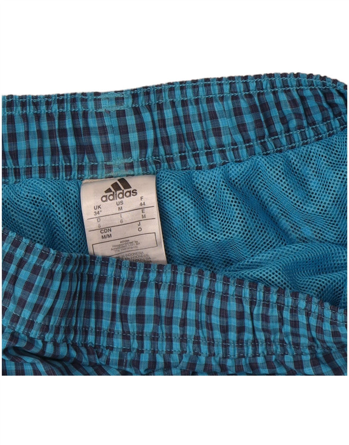 ADIDAS Short de bain homme grand bleu vichy polyester