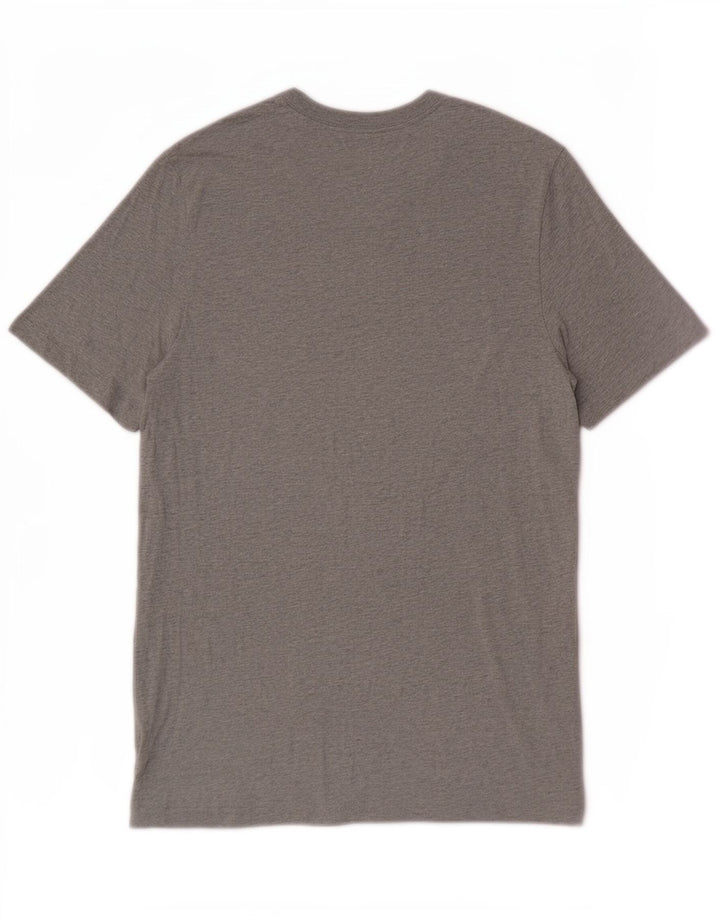 Nike T-Shirt Homme Gris Moyen Moucheté Coton