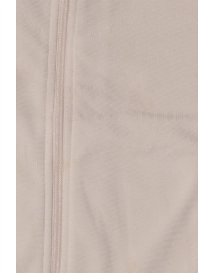 Adidas Veste de survêtement pour garçon 11-12 ans Blanc Colorblock Polyester