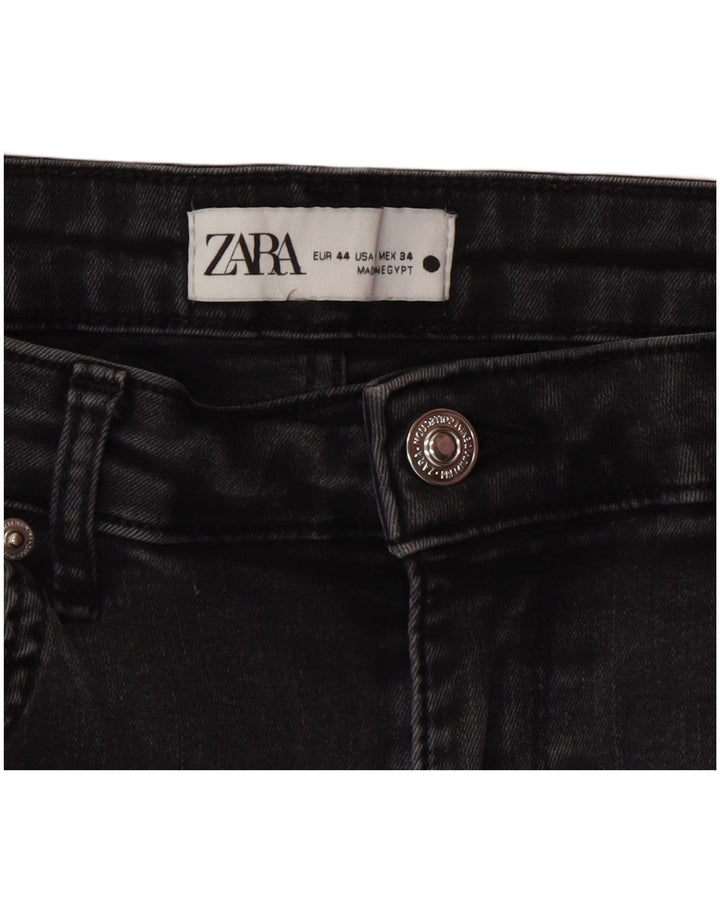 Zara Jean évasé femme EU 44 XL W34 L34 Gris