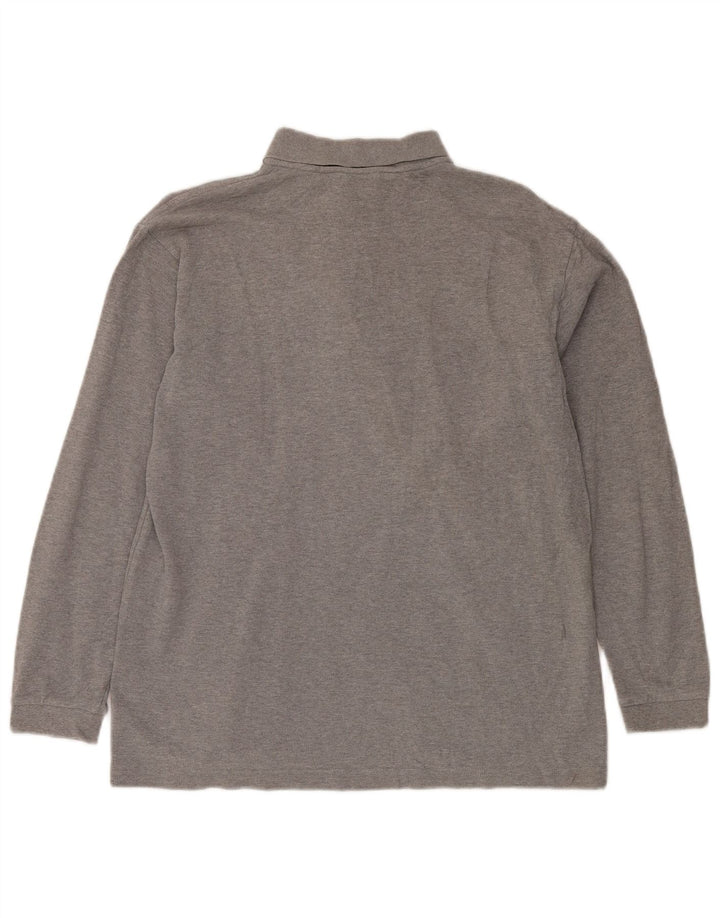 KAPPA Polo à manches longues pour homme, grand gris