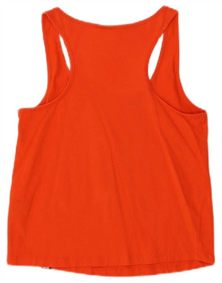 Ellesse Débardeur graphique pour femme UK 6 XS Orange Coton