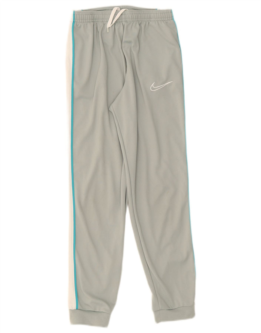 NIKE Boys Tracksuit Trousers Joggers 10-11 Years Medium Grey Colourblock