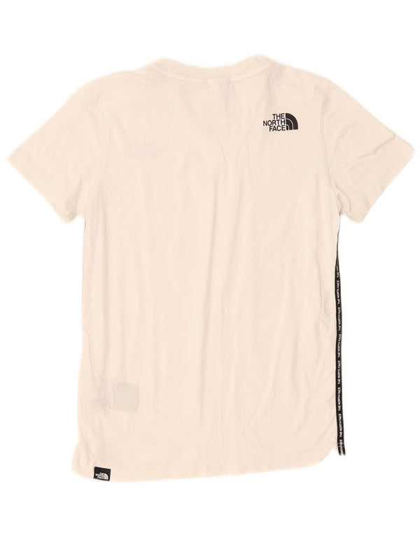 The North Face Boys Graphic T-Shirt Top 11-12 ans Grand Blanc Cassé Coton
