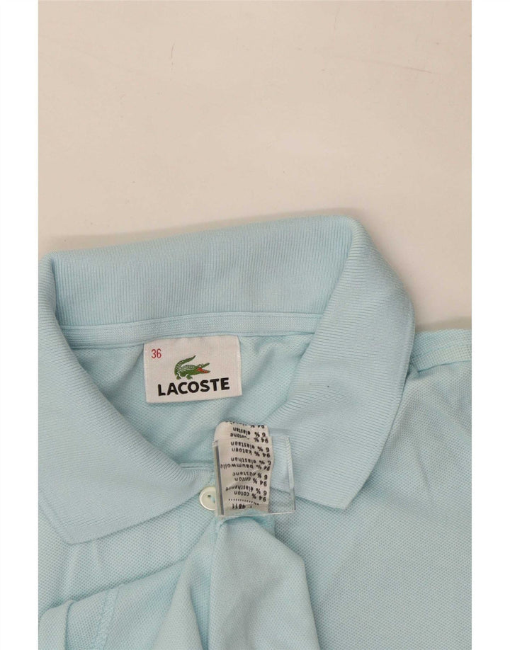 Lacoste Polo Femme Taille 36 Petit Bleu Coton