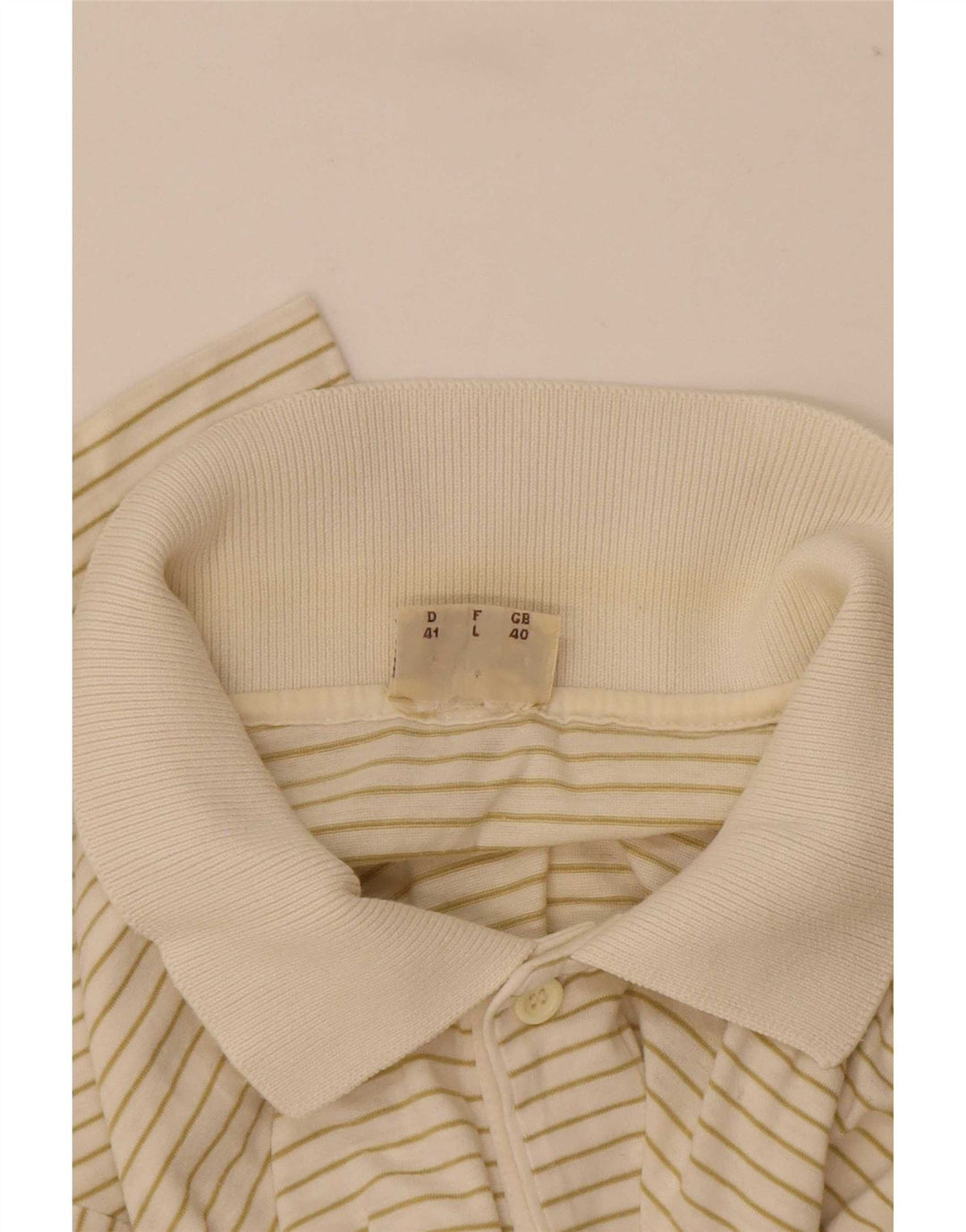 Ragno Polo Homme UK 40 Medium Multicolore Pinstripe