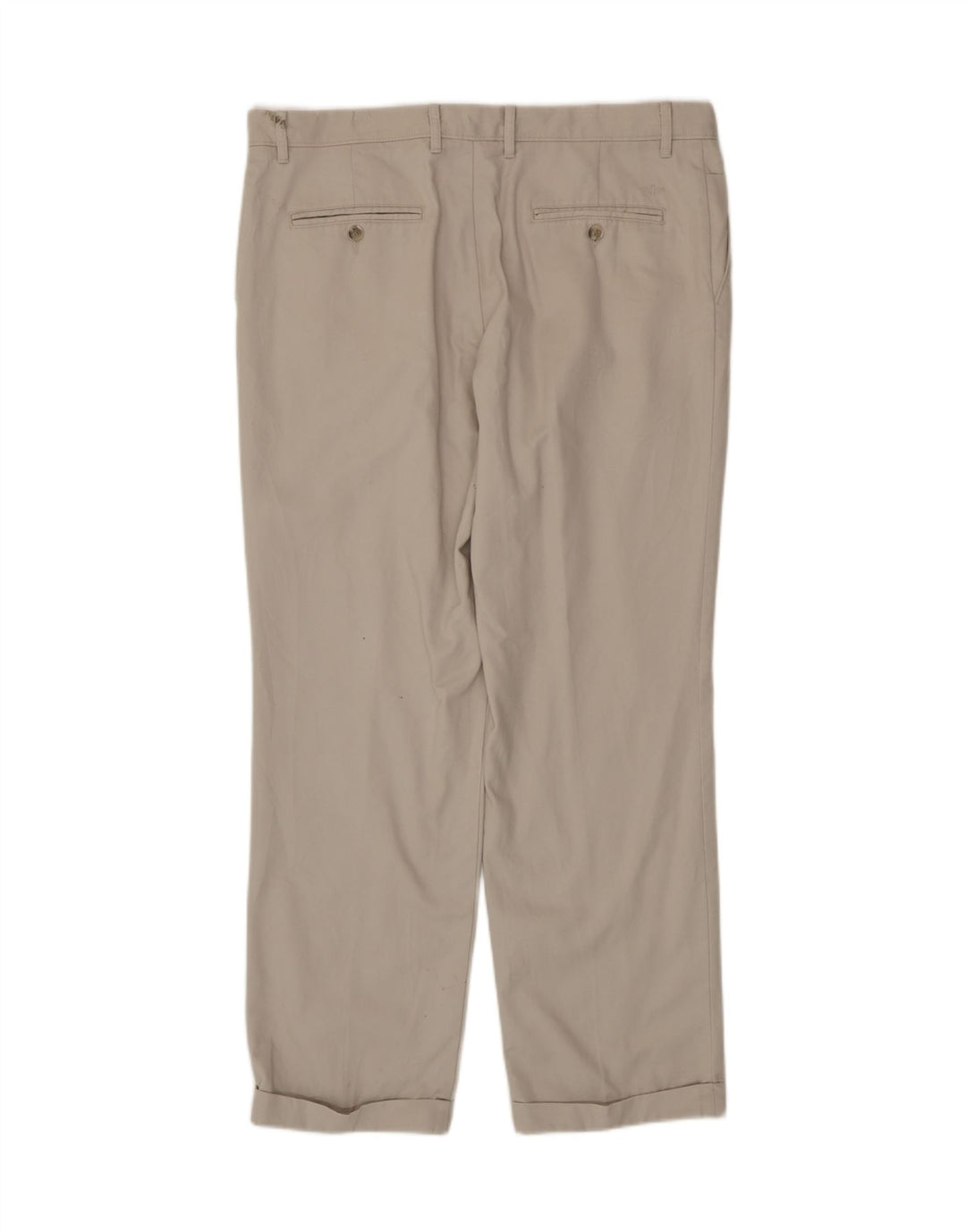 DOCKERS Pantalon Chino Pegged Homme W38 L32 Coton Blanc Cassé