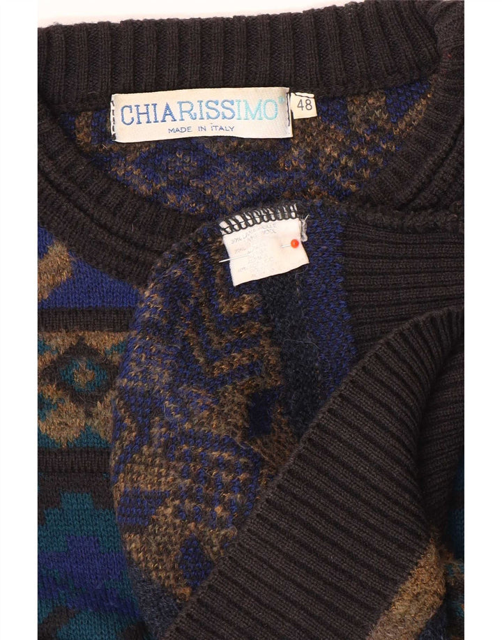 Chiarissimo Pull Col Rond Homme IT 48 Moyen Multicolore