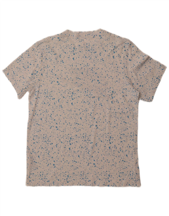 NIKE T-shirt graphique pour homme en coton moucheté blanc moyen