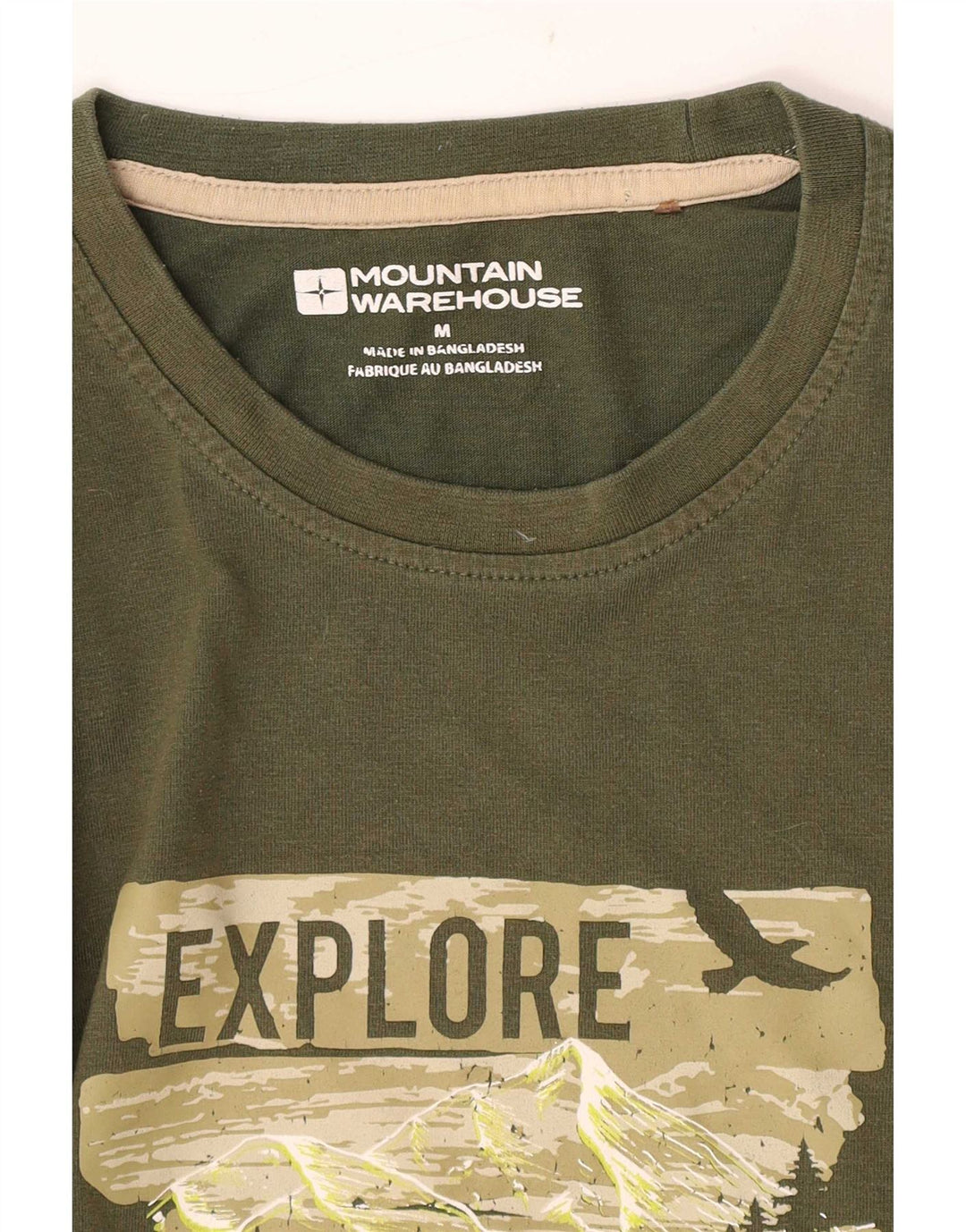 Mountain Warehouse T-Shirt Graphique Homme Vert Moyen
