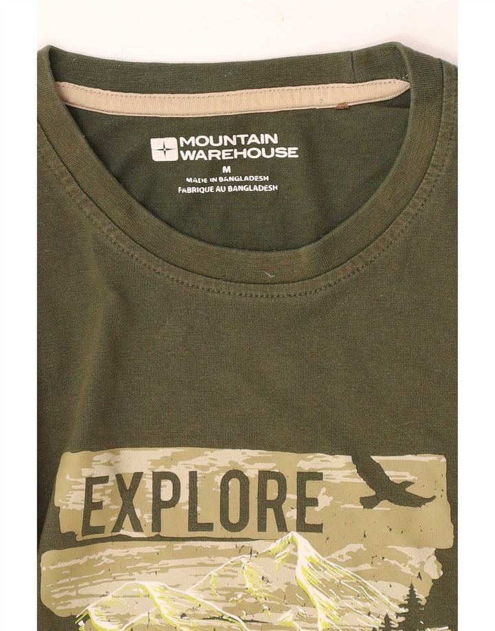 Mountain Warehouse T-Shirt Graphique Homme Vert Moyen