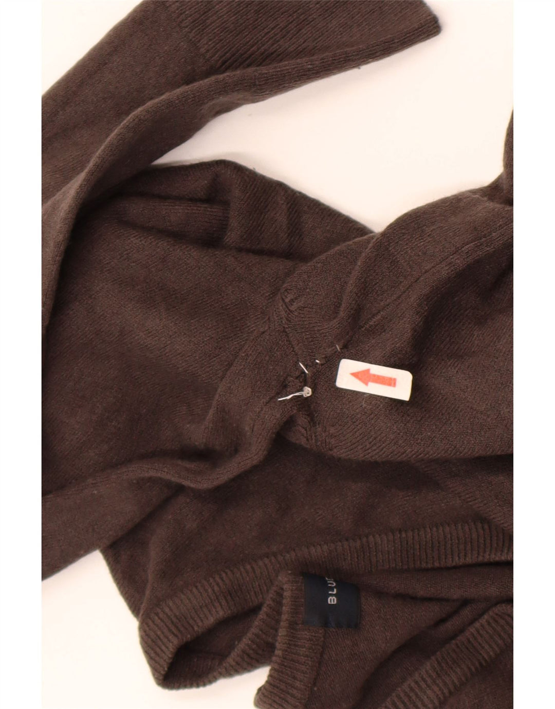 Marks & Spencer Pull Blue Harbor Col V Homme Marron Moyen
