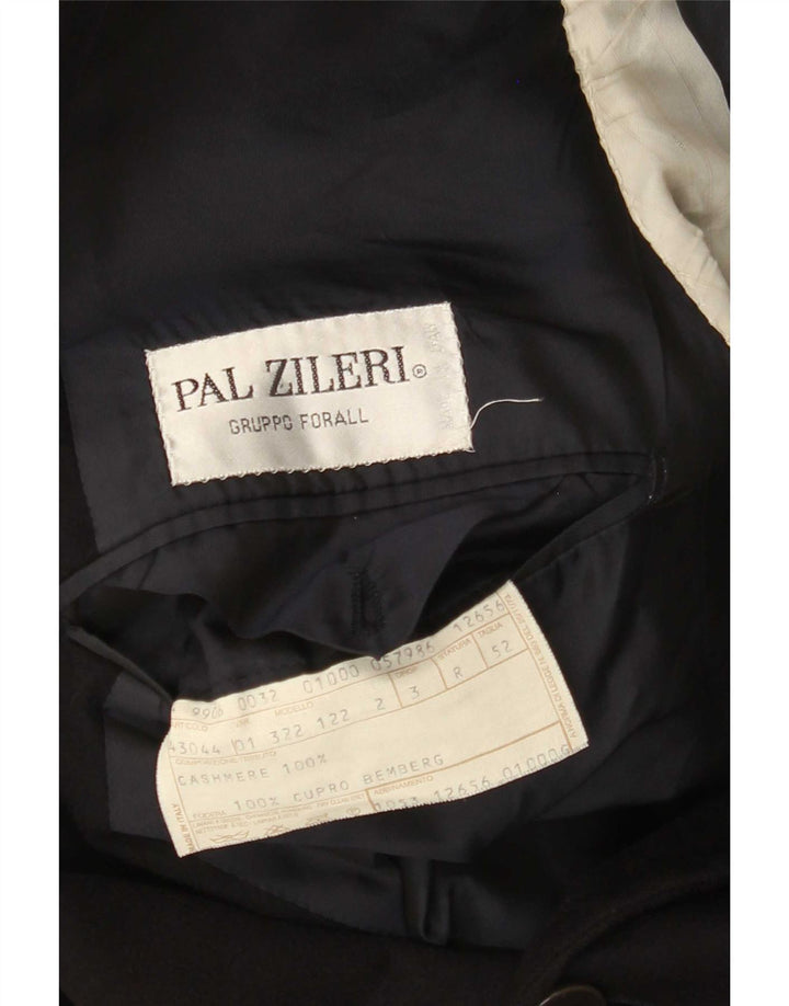 Pal Zileri Veste Blazer 2 Boutons Homme IT 52 XL Bleu Marine Cachemire