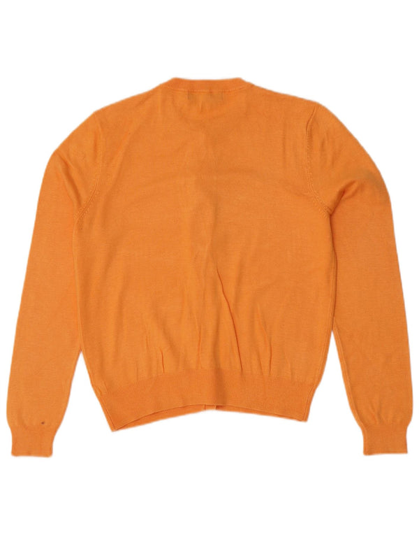 Marks & Spencer Pull cardigan court pour femme UK 12 Orange moyen