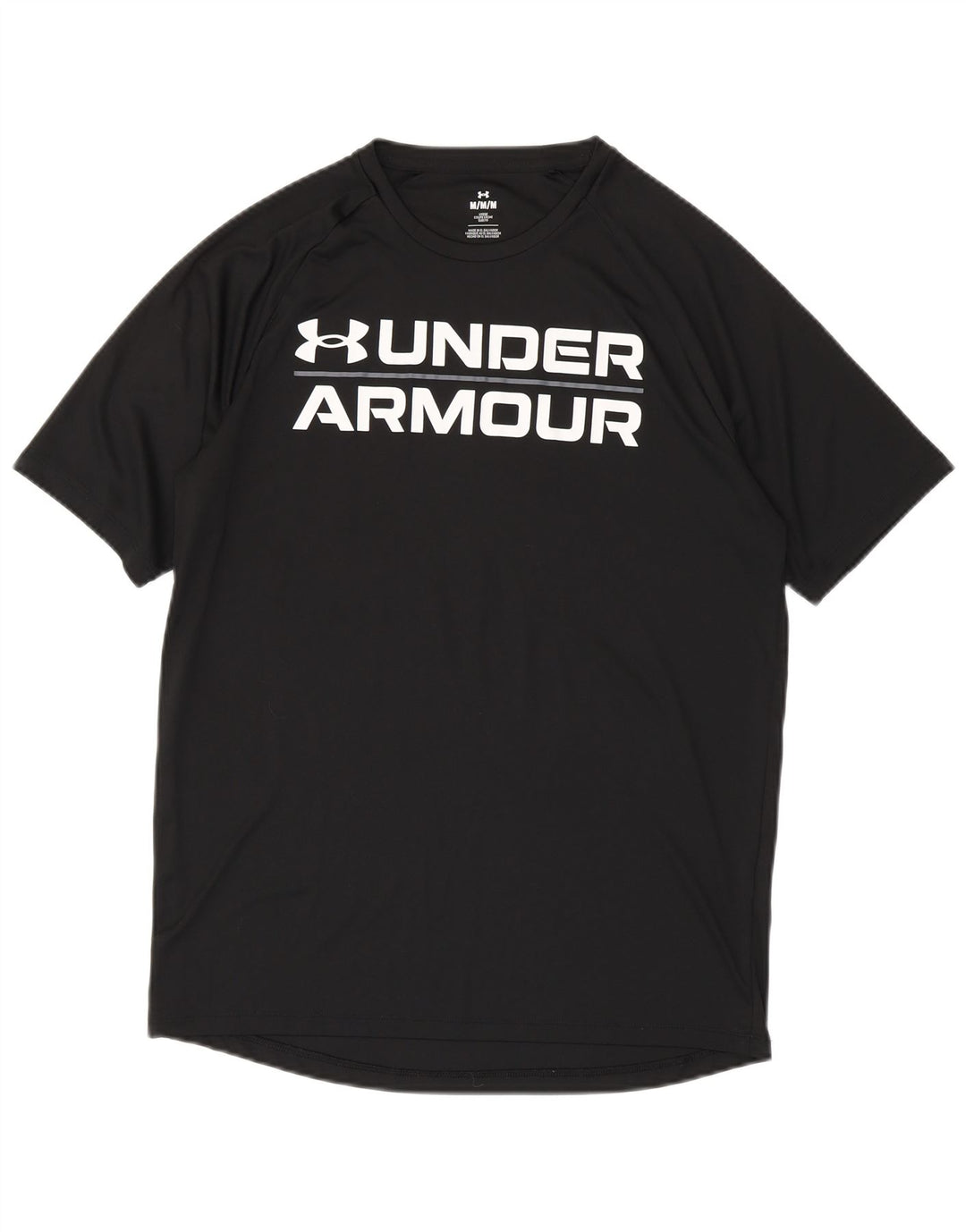 Under Armour T-Shirt Graphique Homme Noir Moyen Polyester