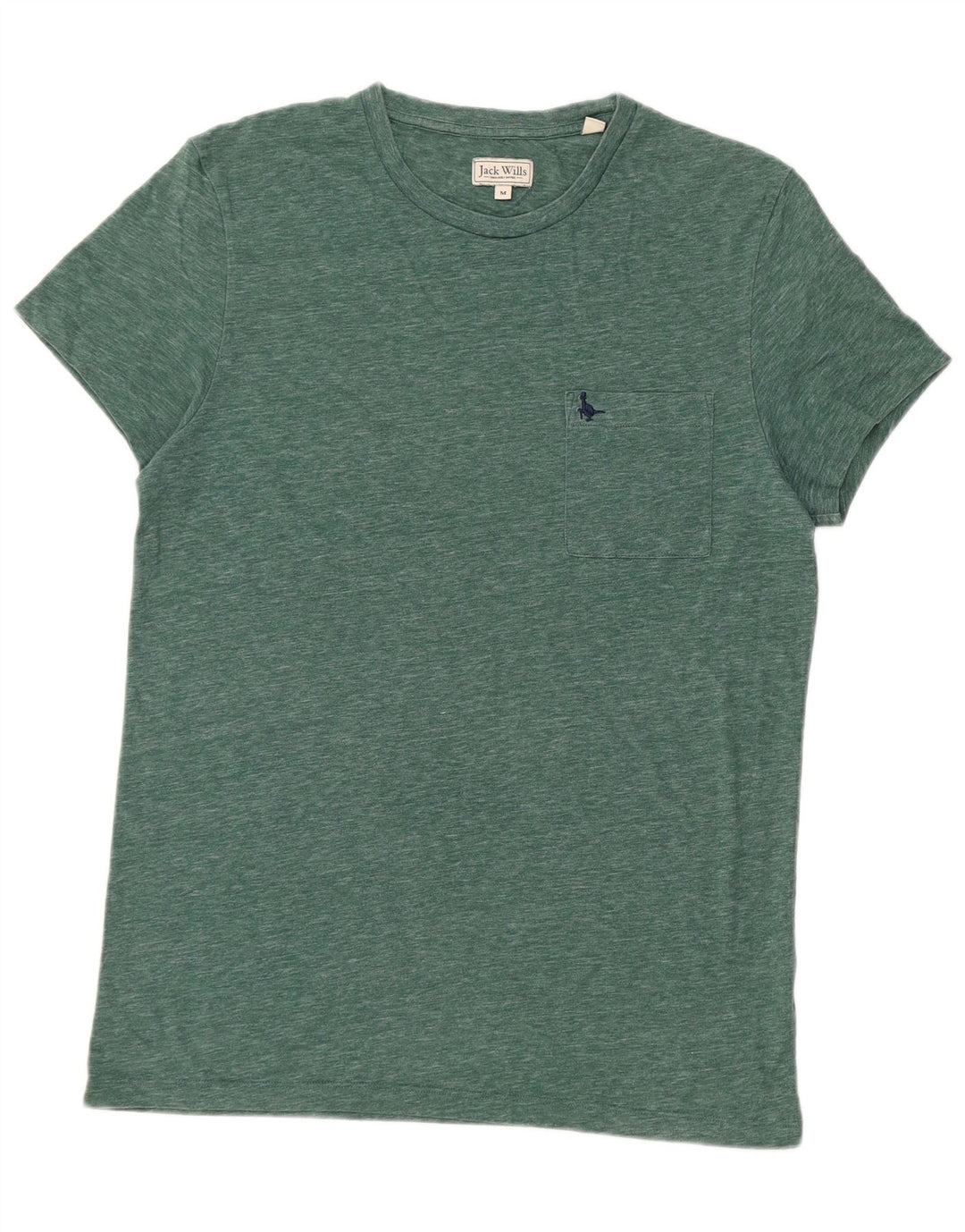 Jack Wills T-Shirt Homme Vert Moyen Moucheté Coton