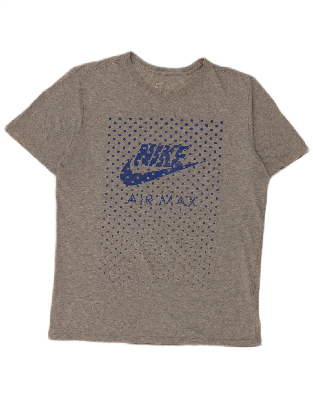 Nike Homme Air Max Graphic T-Shirt Haut Gris Moyen Coton