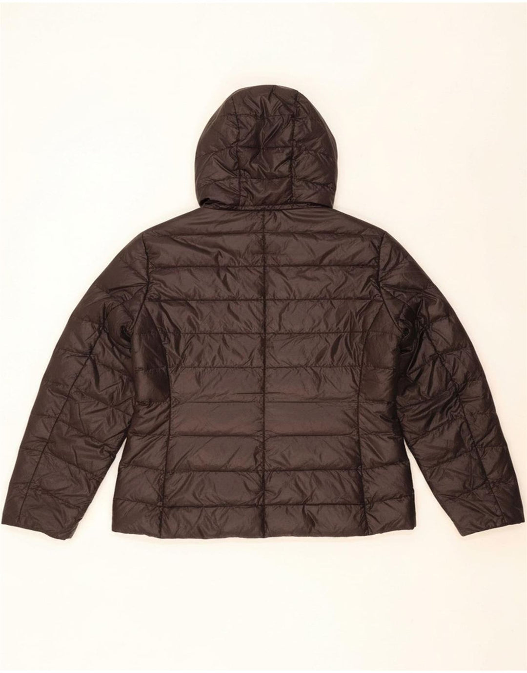 ELLESSE Womens Hooded Padded Jacket UK 18 XL Black
