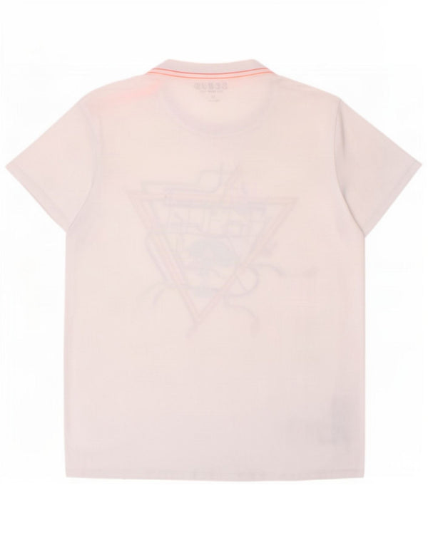 Guess T-Shirt Graphique Garçon 13-14 ans Blanc