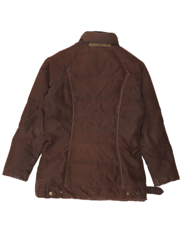 Musto Veste matelassée pour femme UK 10 Small Marron Polyester