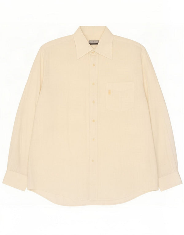 Pal Zileri Chemise homme XL Lin blanc cassé