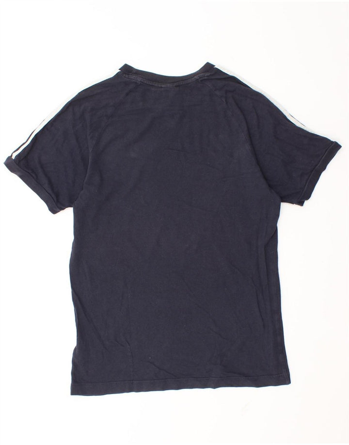 Adidas T-Shirt Homme Haut Petit Bleu Marine Coton