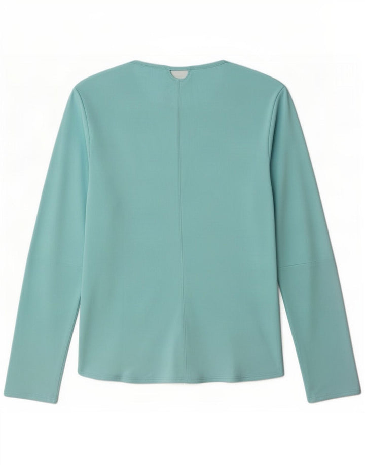 Adidas Femmes Climacool Top Manches Longues UK 12/14 Bleu Moyen Polyester